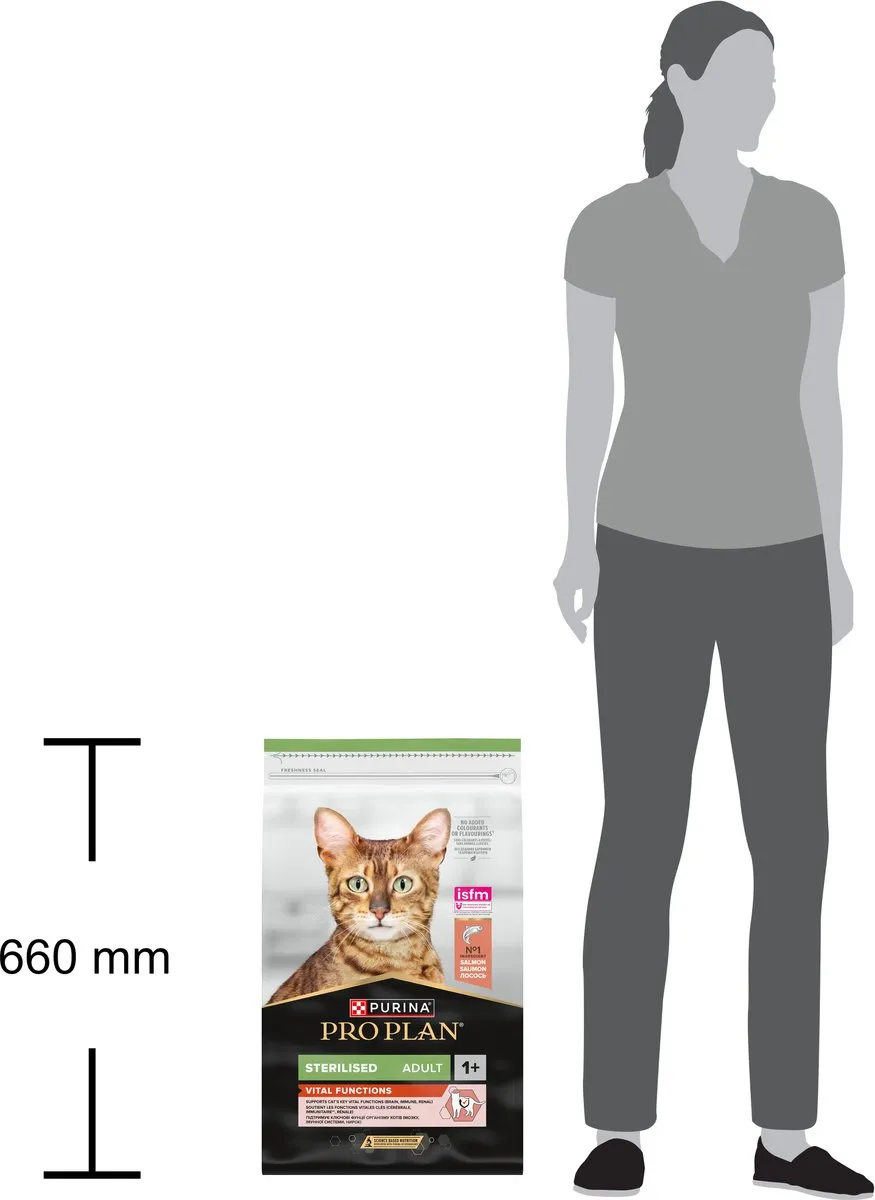 Pro Plan Sterilised Adult Kattenvoer - Zalm 10 kg