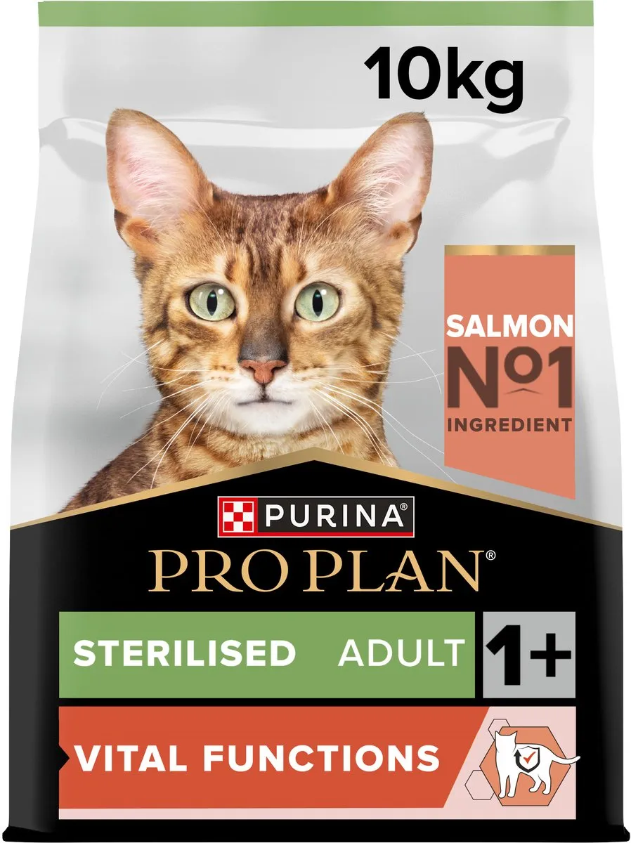 Pro Plan Sterilised Adult Kattenvoer - Zalm 10 kg
