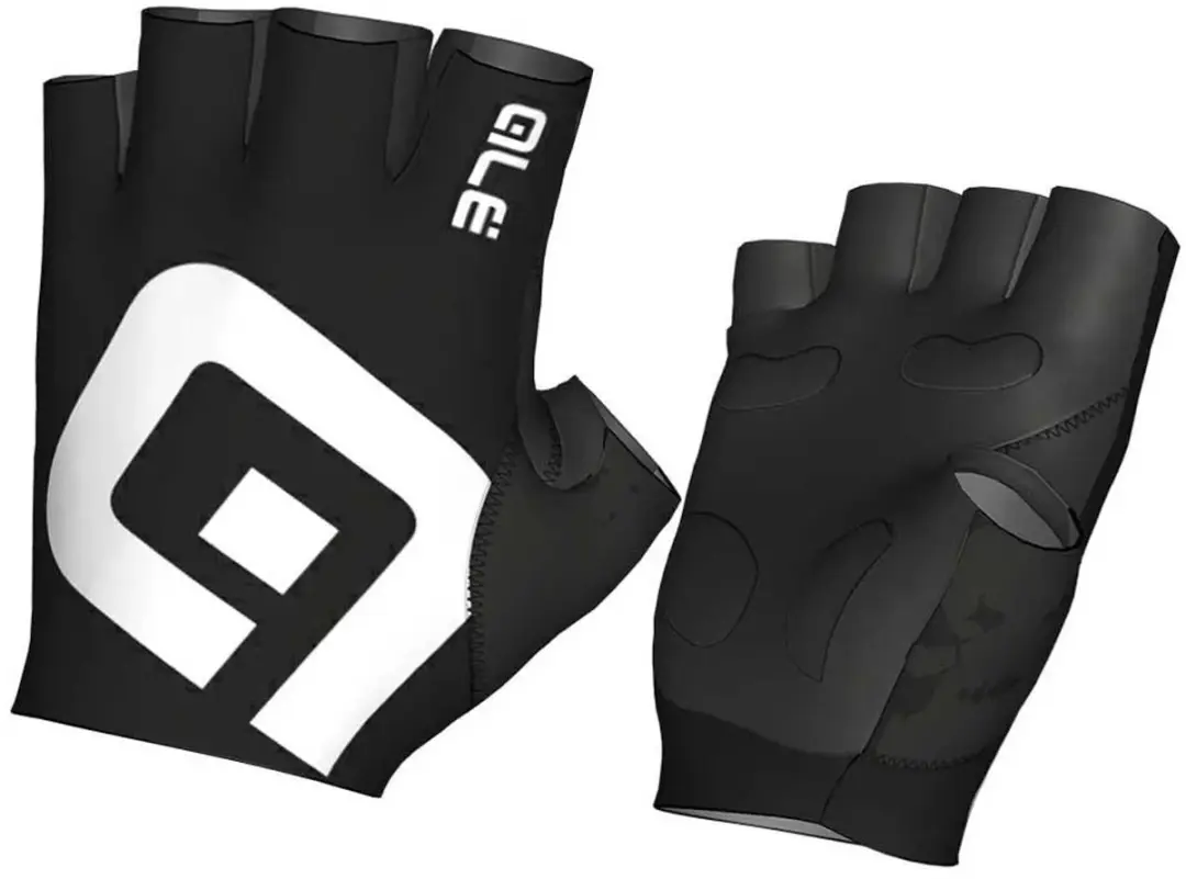 Alé Air Korte Handschoenen - Zwart/Wit - afbeelding 2 van 2