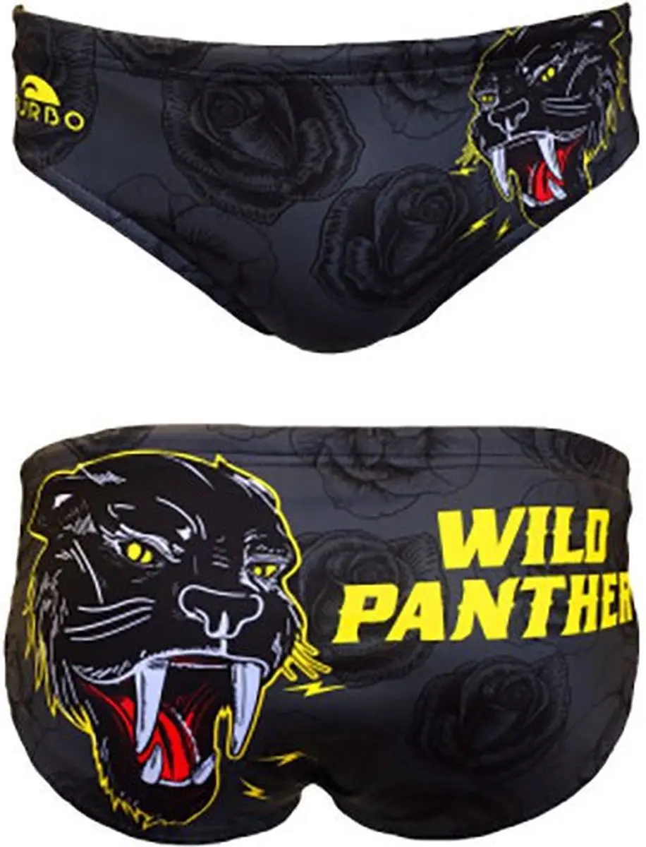 Turbo Wild Panther Zwemslip Grijs XL Man