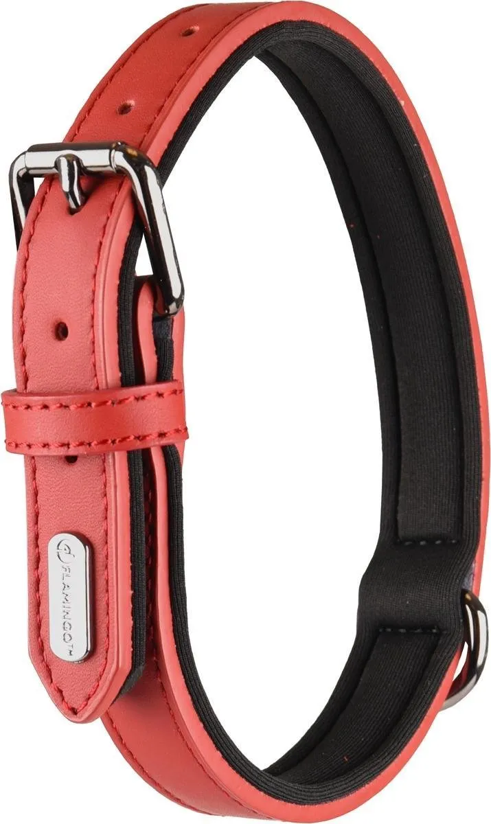 Flamingo Binti Halsband - Rood XXL 52-62cm