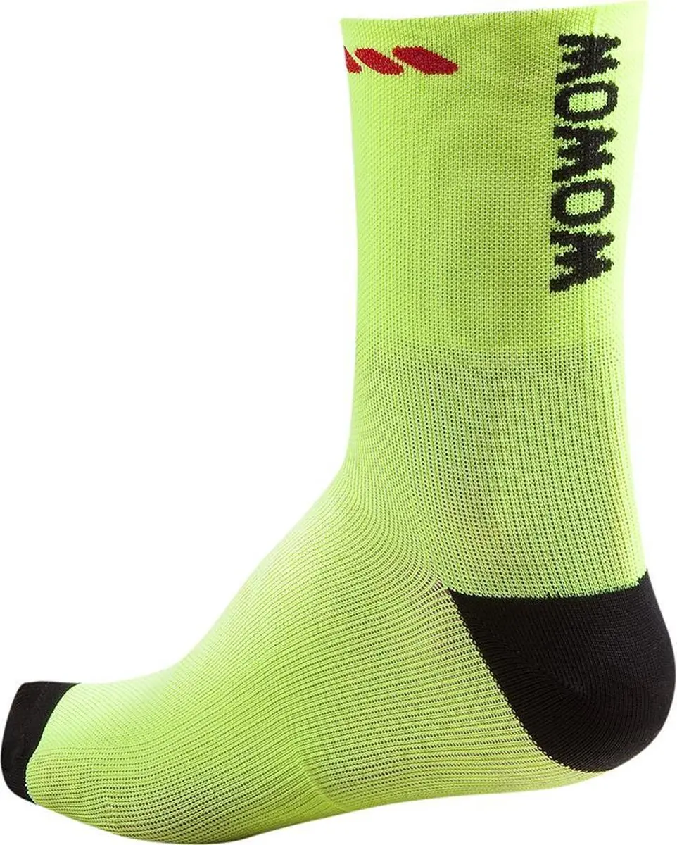 2 paar zomerkousen fluo geel wowow