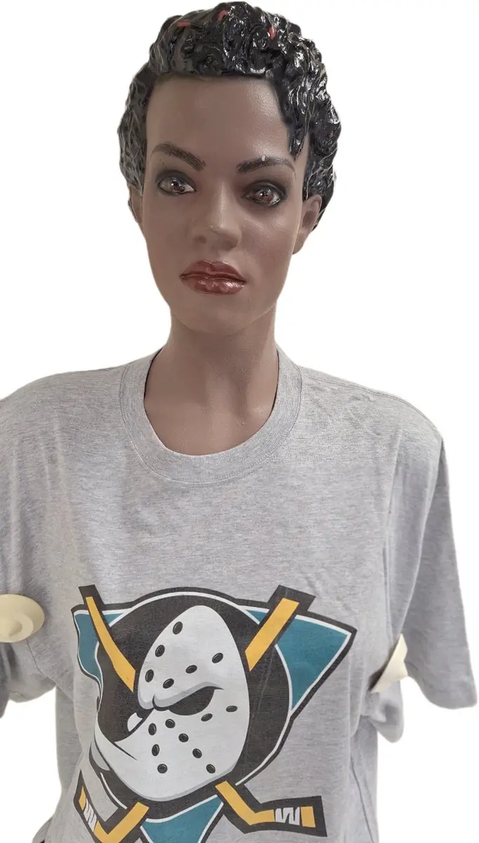 MIGHTY DUCKS - TSHIRT- GREY-S