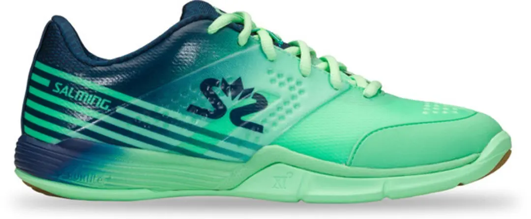 Salming Indoorschoen Viper 5 Dames Groen Blauw