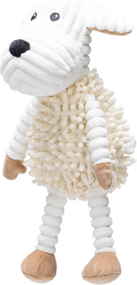 Beeztees Eco Muis Onne Hondenspeelgoed - Beige 36x30cm