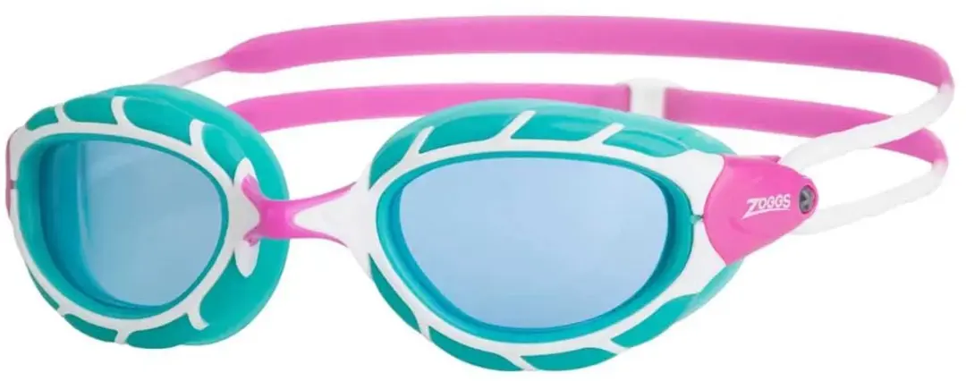 Zoggs Predator Junior Zwembril - Roze/Turquoise - afbeelding 4 van 5