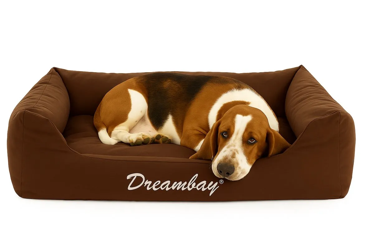 Flamingo Mand Dreambay Rechthoekig Bruin 100x80x25cm