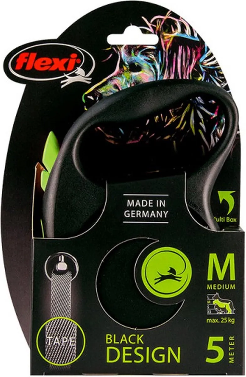 Flexi Rollijn Black Design Tape - Groen - 5m