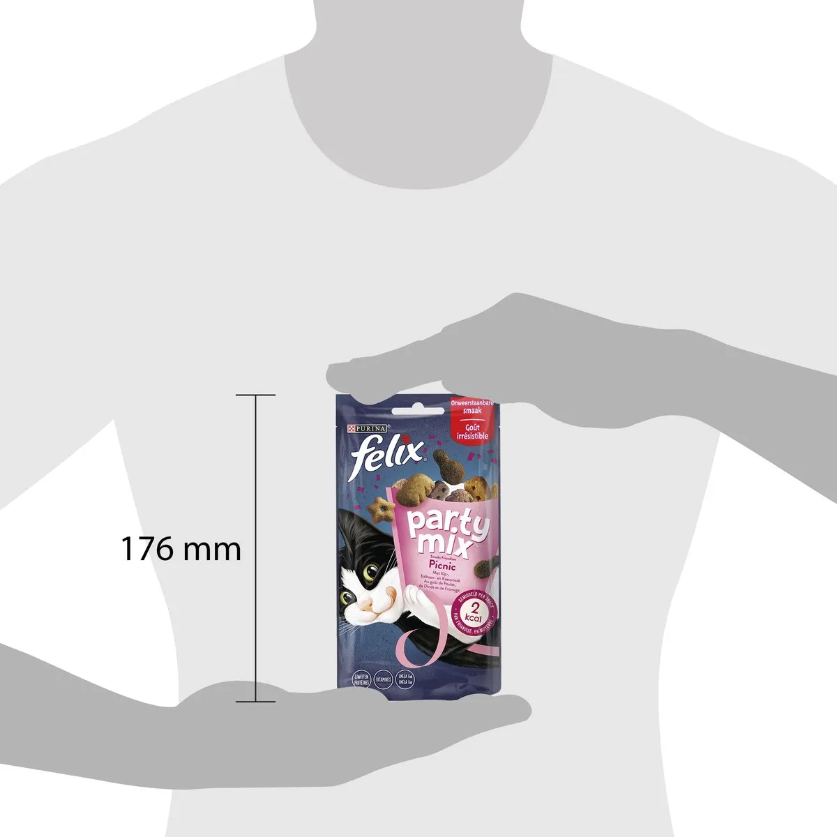 Felix Party Mix Pic Nic Kattensnoepjes - 480g (8x60g) - afbeelding 6 van 6