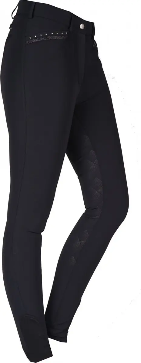 Horka Rijbroek Alexa Dames Micropolyester Zwart Maat 40