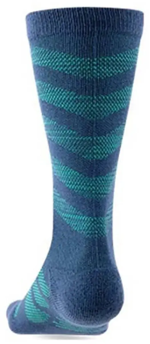 Injinji Ultra Run Crew Dames - Diep Blauw/Groen - 40-45 - afbeelding 2 van 6