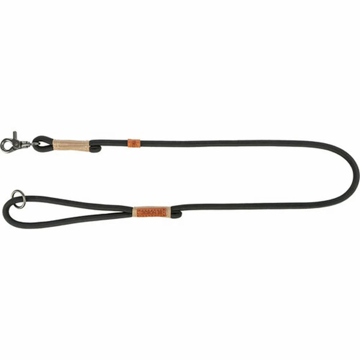 Trixie Nordic Hondenriem 100x1.3cm - Zwart/Zand - afbeelding 3 van 3