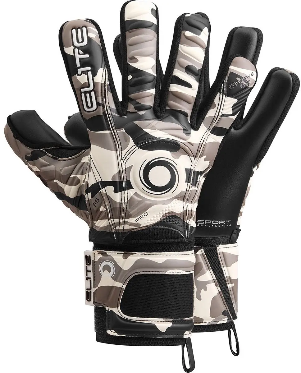Elite Sport Combat N Keepershandschoenen - Zwart/Camouflage - afbeelding 4 van 5