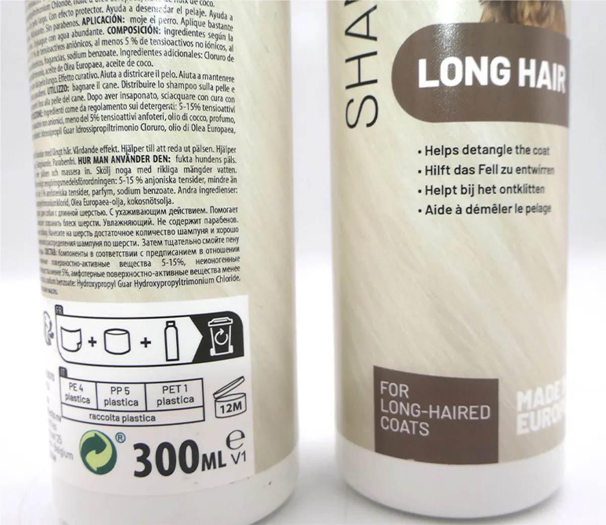 Flamingo Hondenschampoo Lang Haar 300ml - 2 Stuks