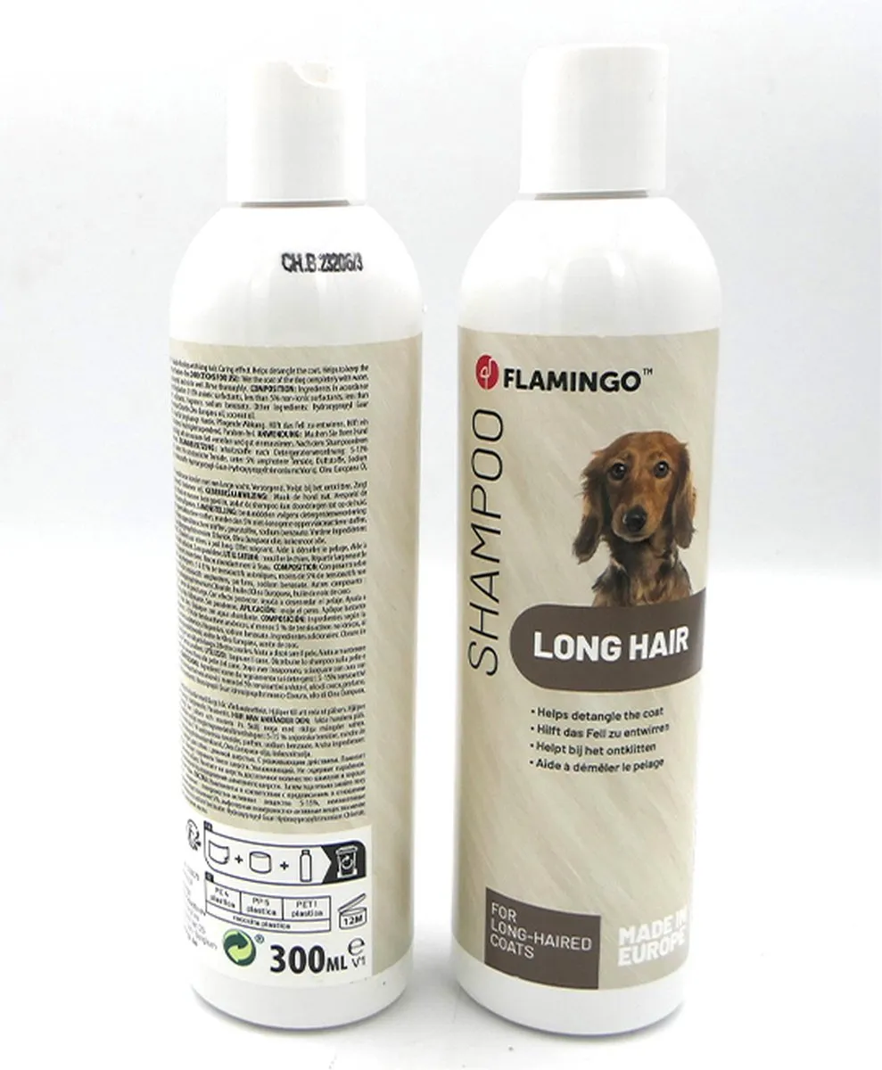 Flamingo Hondenschampoo Lang Haar 300ml