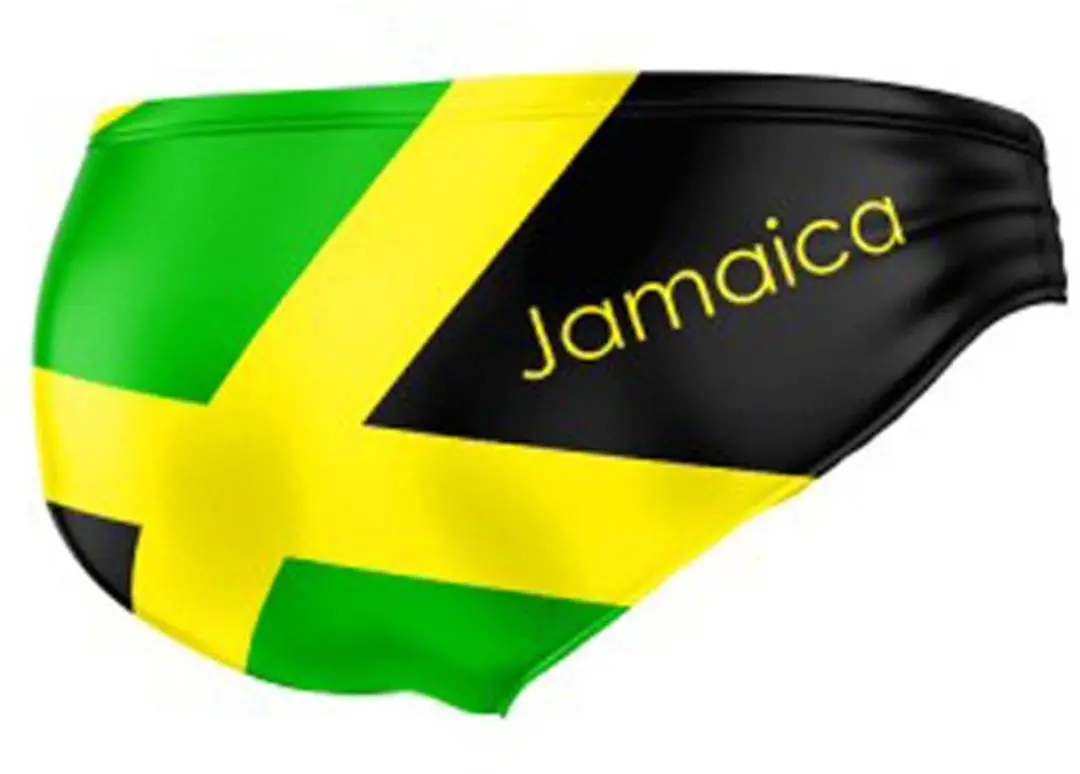 Turbo Jamaica Kinderzwemslip - Groen/Geel - 5-6 jaar - afbeelding 2 van 4