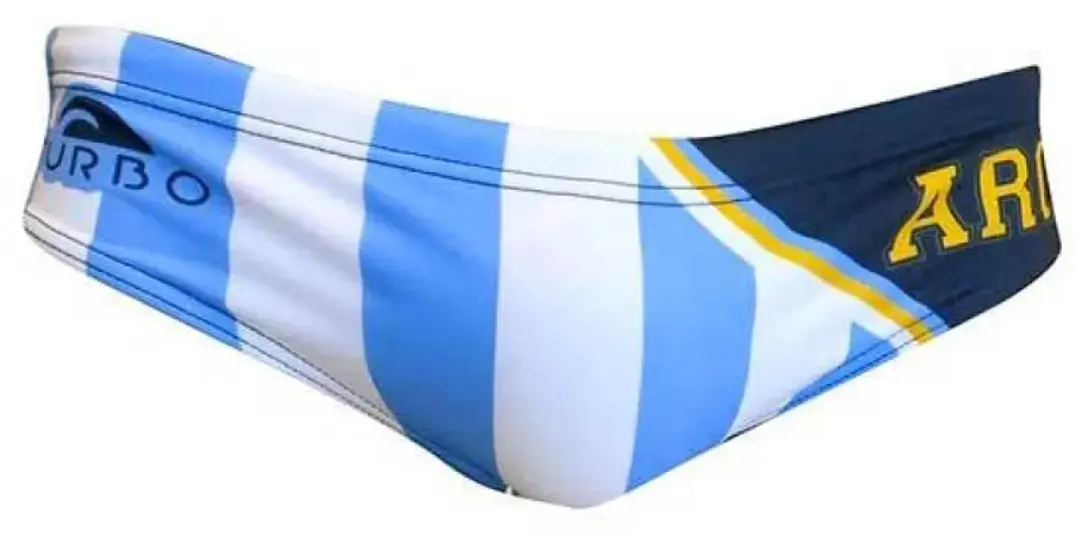 Turbo Argentina Zwemslip Wit 3XL Man