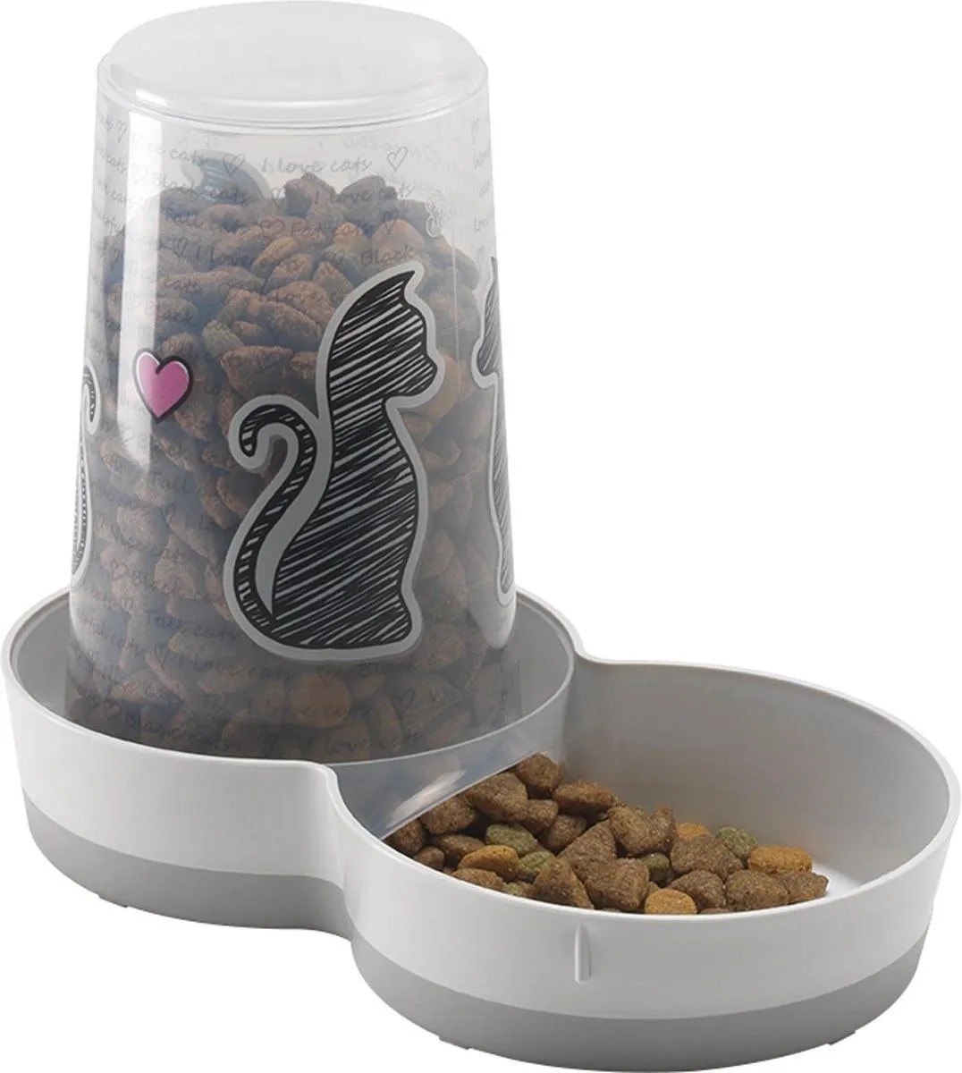 Flamingo Cats in Love Automatische Voeder- en Waterautomaat 1,5L