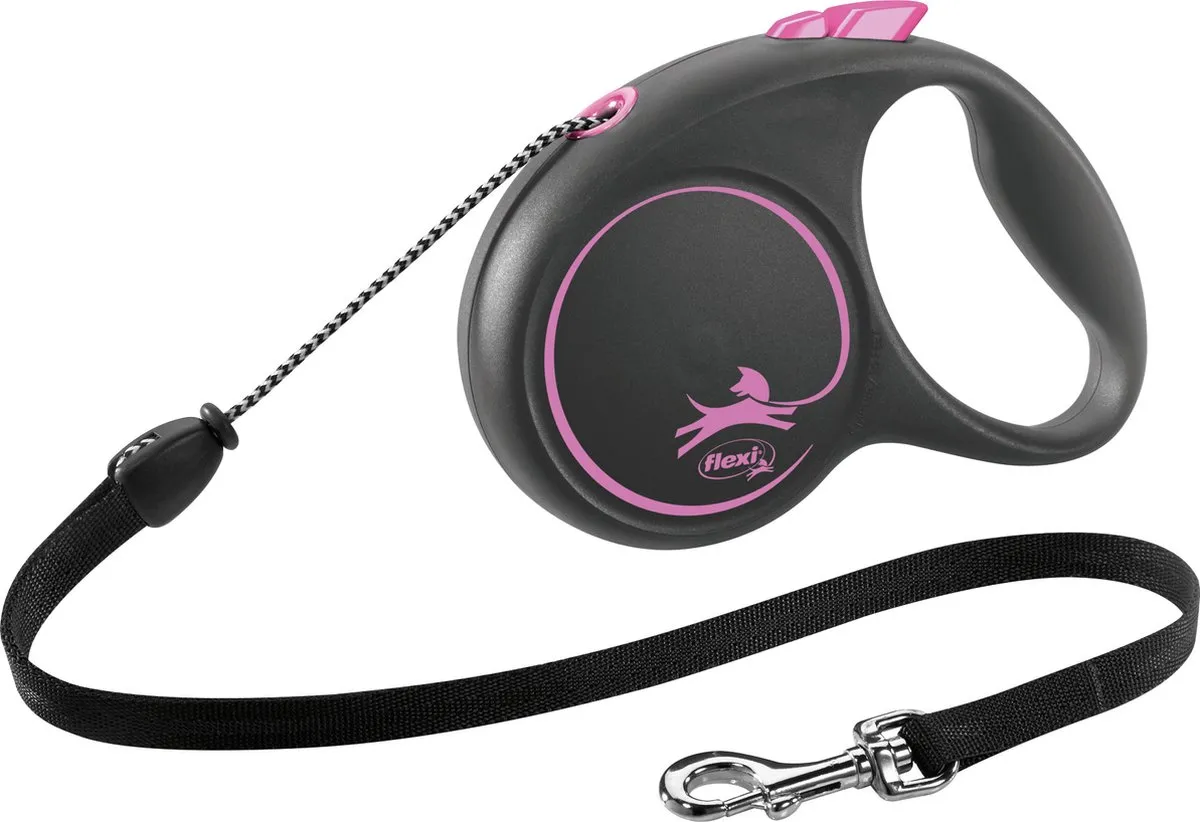 Flexi Rollijn Black Design M