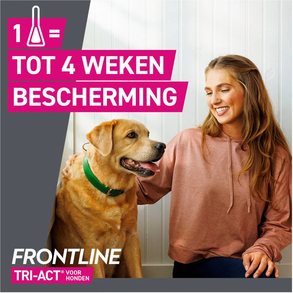 Frontline Tri-Act XL Anti-Vlooien & Teken Druppels - 6ml (3 pipetten)