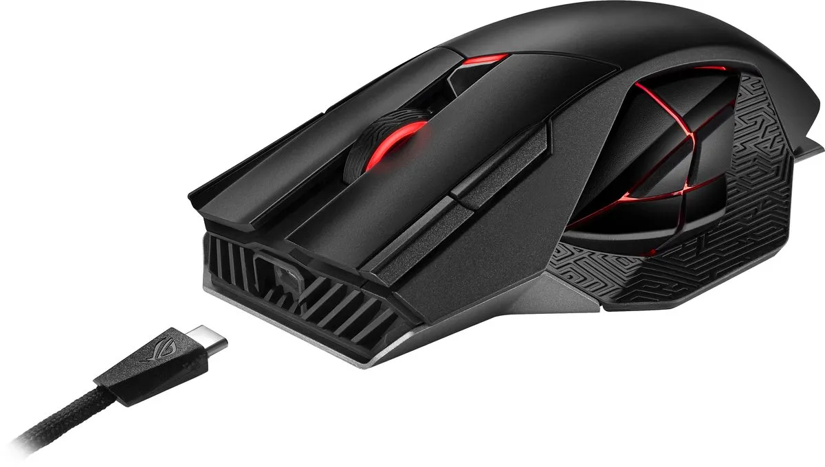 ASUS 90MP0220-BMUA00 Gamingmuis - 12 Knoppen - Zwart