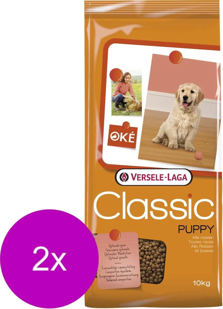 Versele-Laga Classic Puppy Hondenvoer - 2x10kg