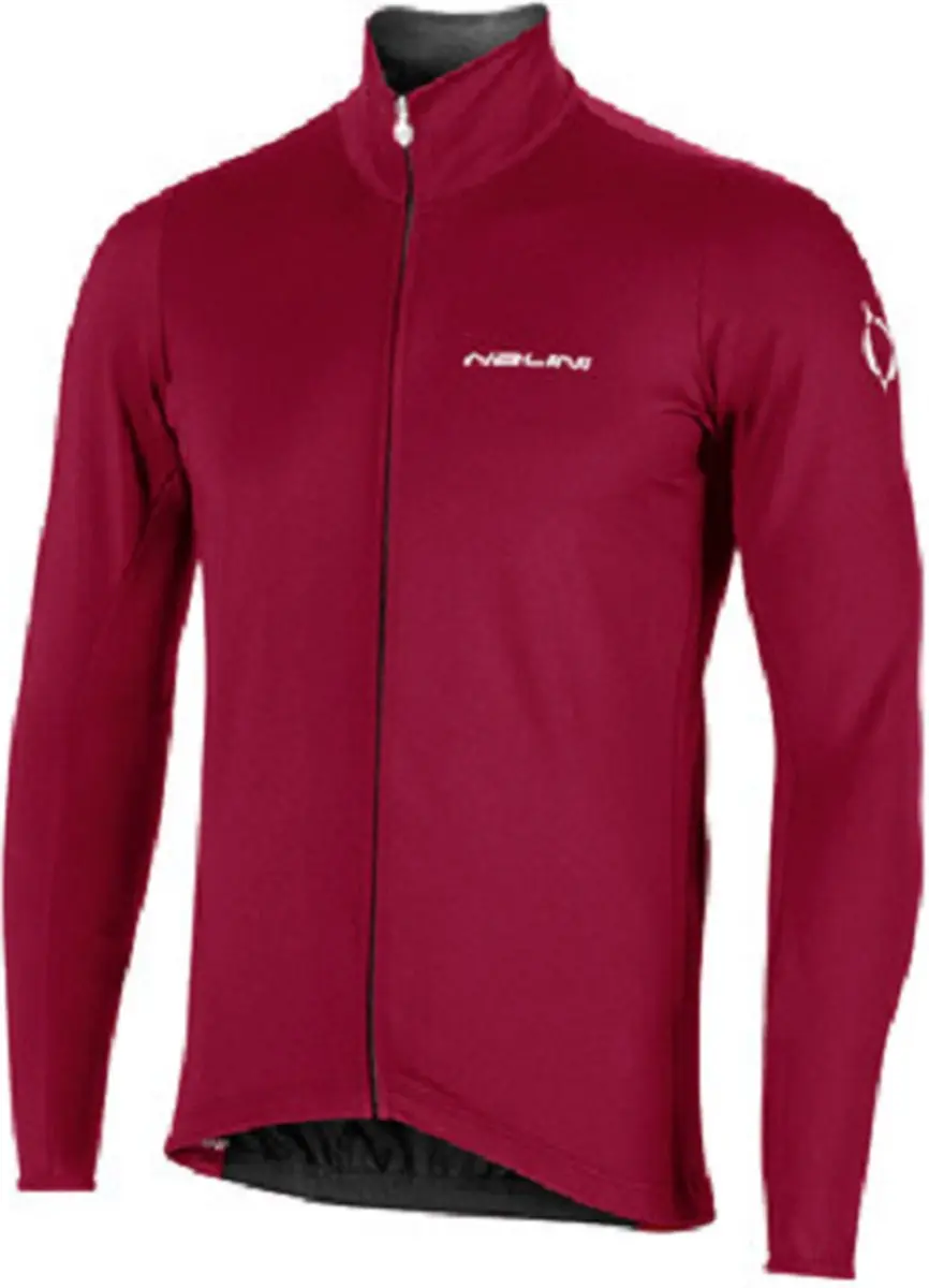 Nalini Fietsshirt lange mouwen winddicht Heren Rood