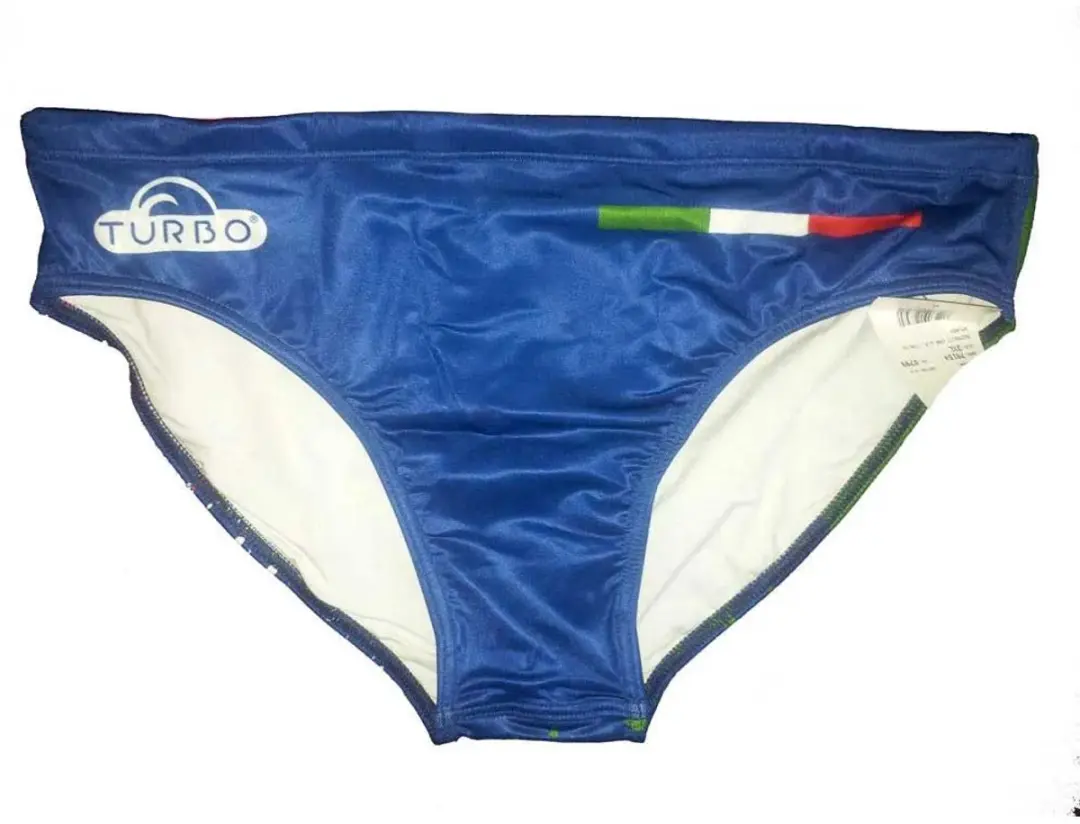 Turbo Italia Splash Zwemslip Blauw 2XL Man