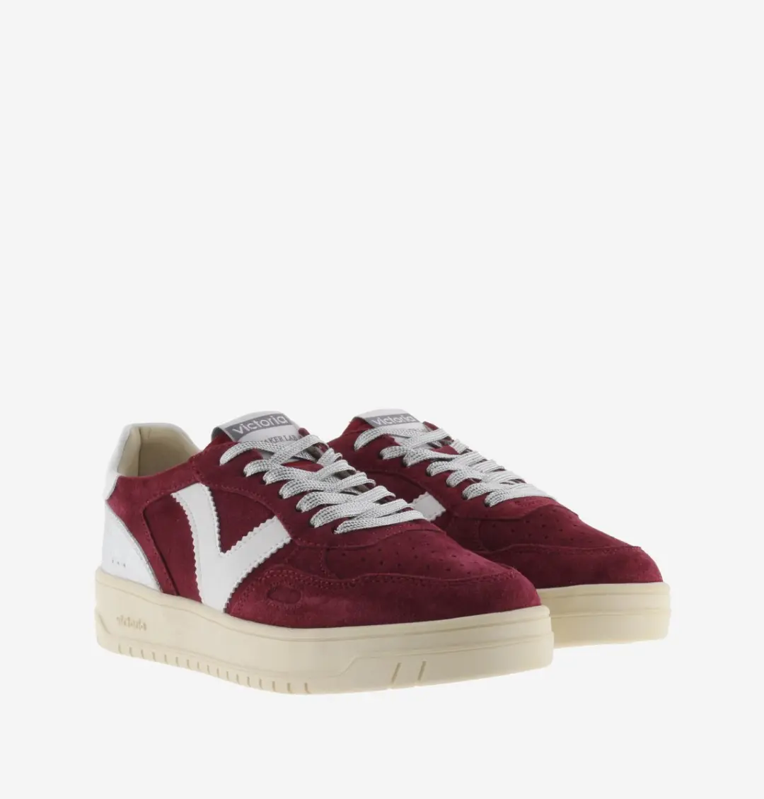 Victoria Seul Dames Schoenen van Splitleer - Rood - afbeelding 4 van 6