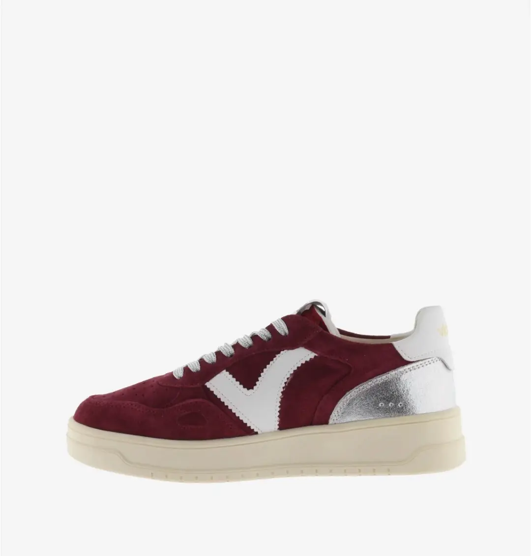 Victoria Seul Dames Schoenen van Splitleer - Rood - afbeelding 6 van 6
