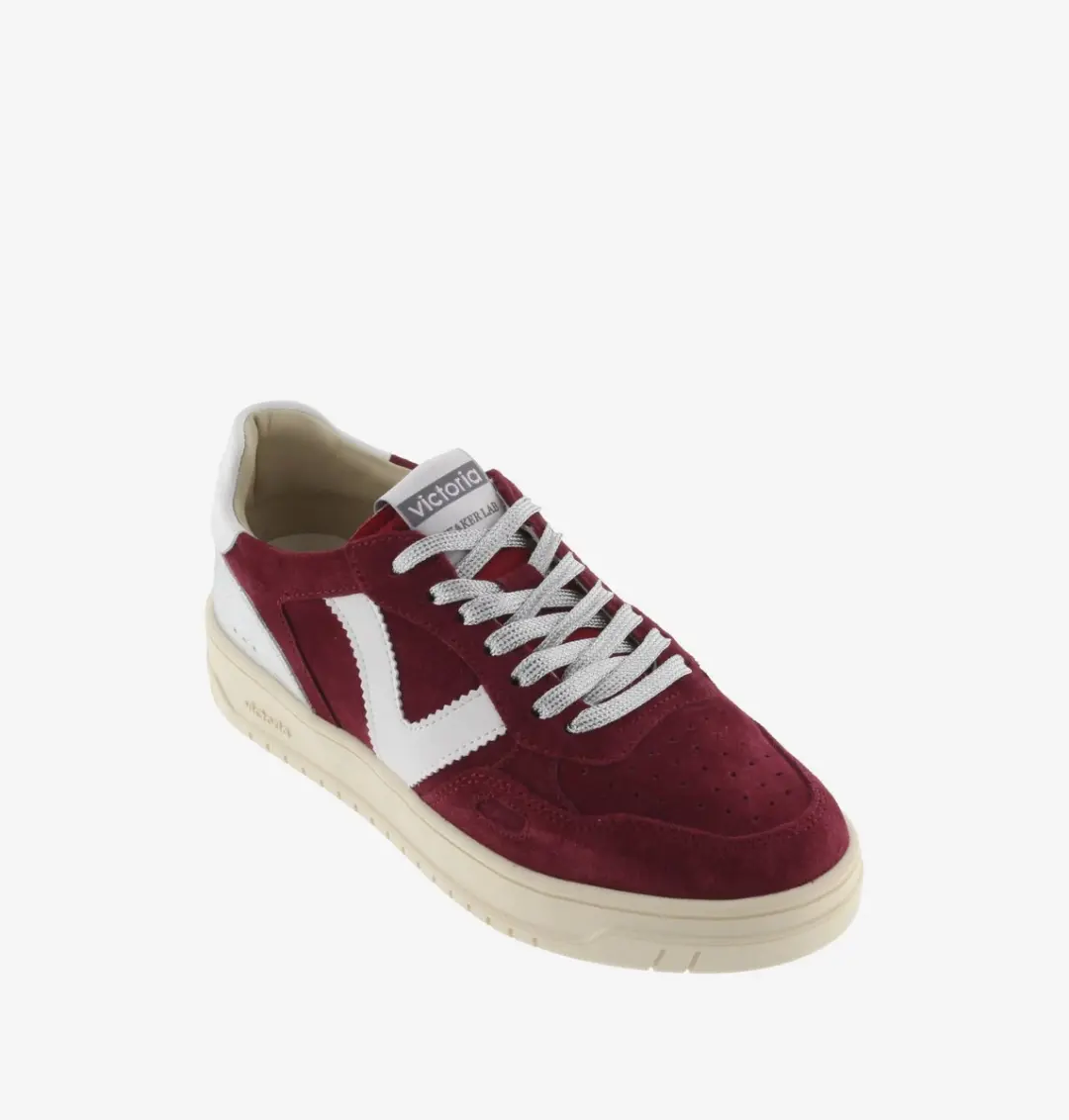 Victoria Seul Dames Schoenen van Splitleer - Rood - afbeelding 3 van 6