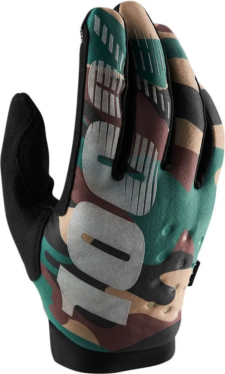 100% Brisker MTB Handschoenen - Camouflage - L - afbeelding 6 van 6