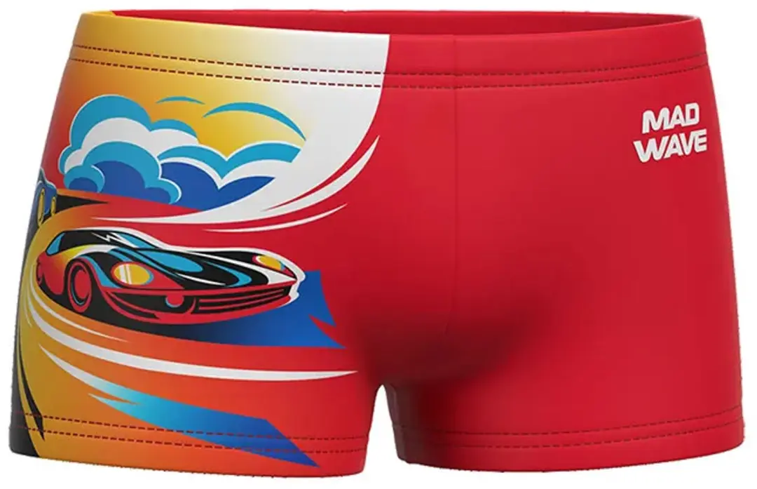 Mad Wave Submarine Zwemboxer Rood S Jongen