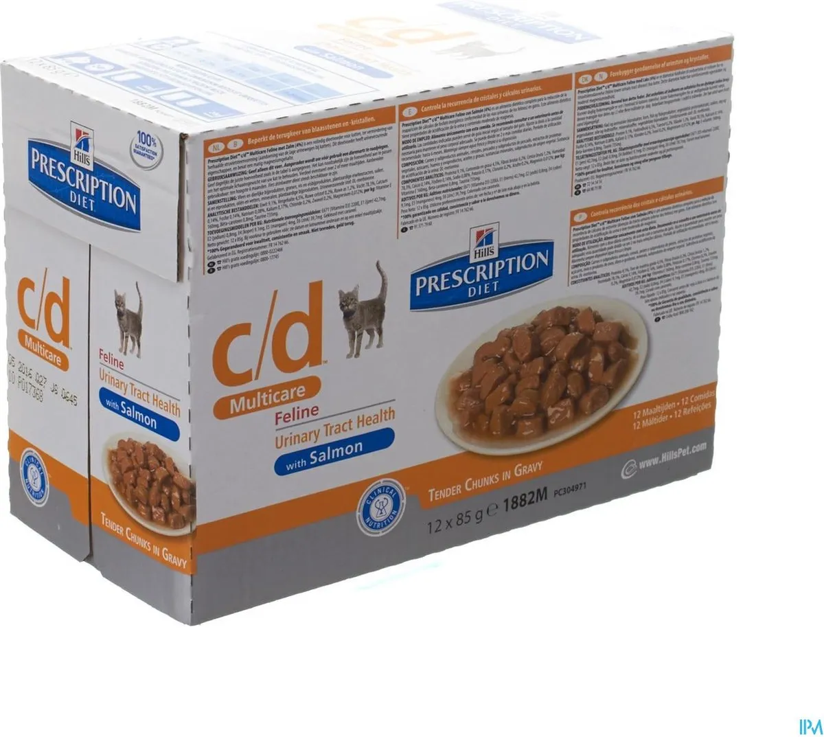 Hill's Prescription Diet C/D Zalm Kattenvoer - 12x85g