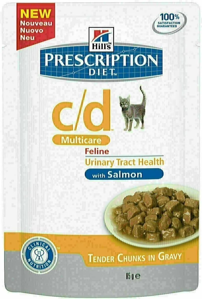 Hill's Prescription Diet C/D Zalm Kattenvoer - 12x85g