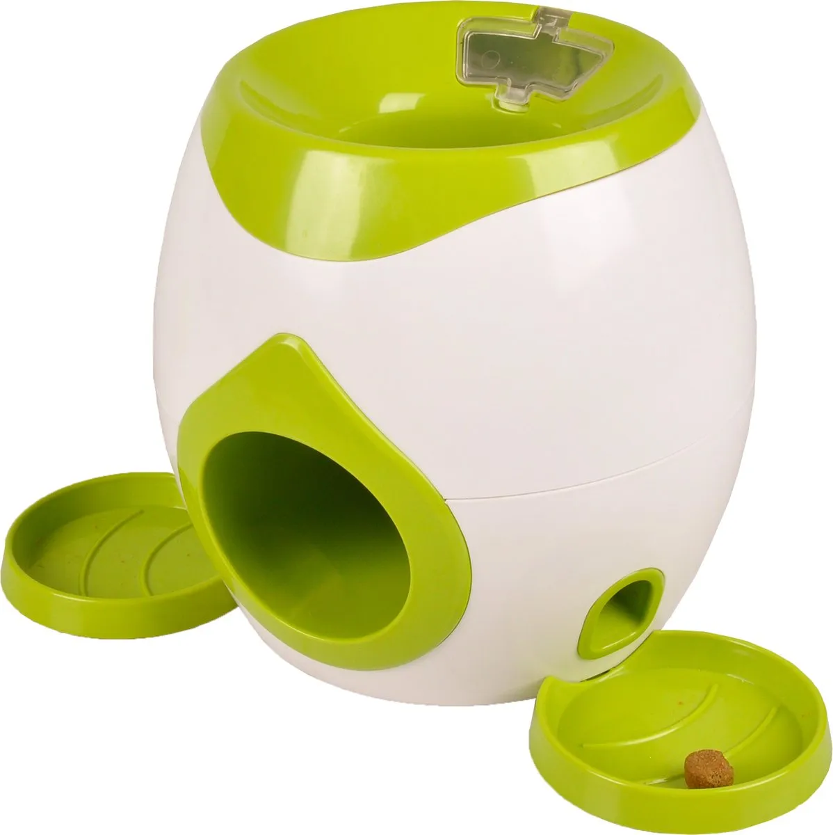 Flamingo Wilson Interactief Apporteerspel 18cm - Wit/Groen