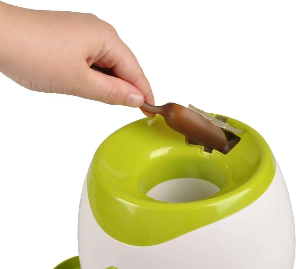 Flamingo Wilson Interactief Apporteerspel 18cm - Wit/Groen
