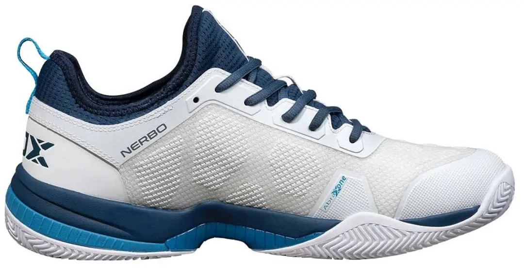 Nox AT10 Nerbo Padelschoenen - Wit/Blauw - afbeelding 5 van 6
