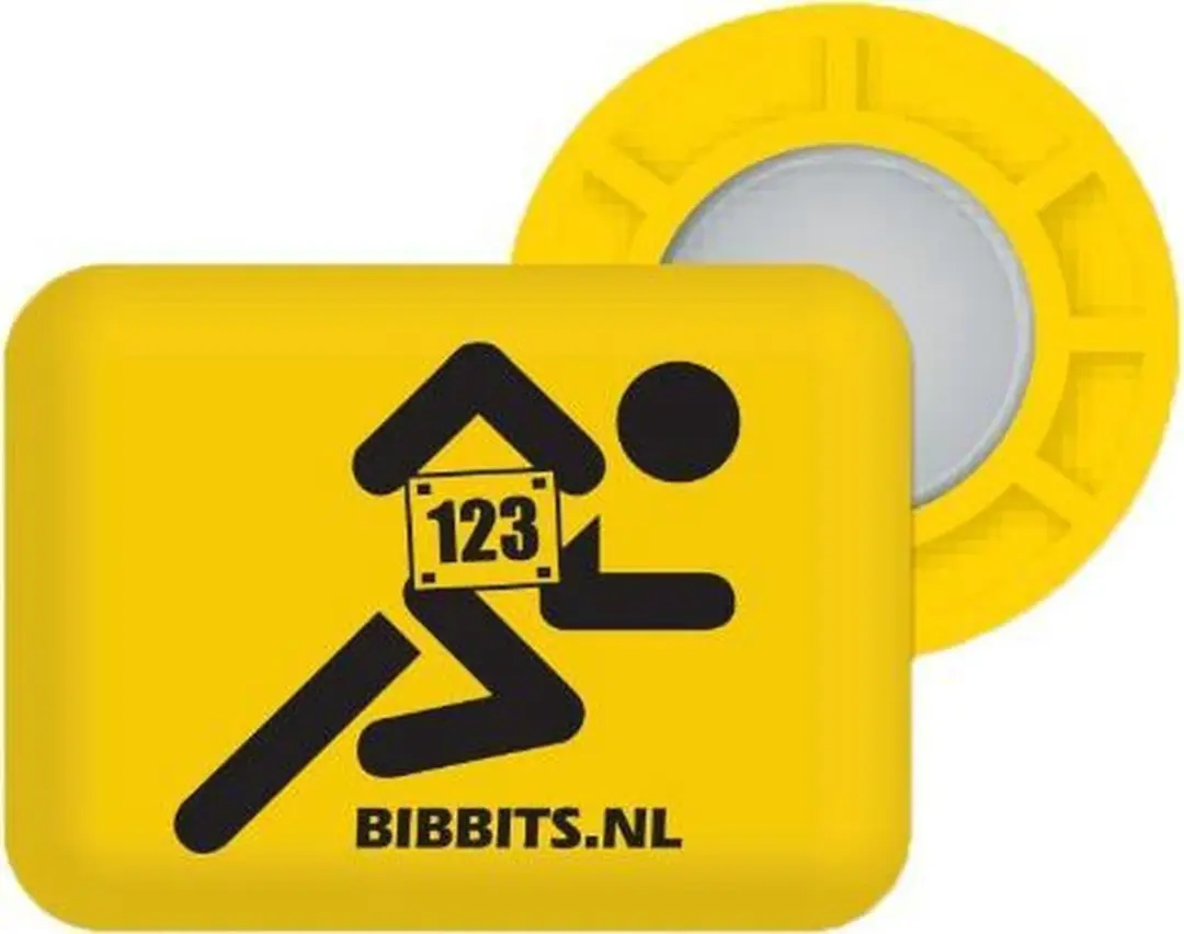 Bibbits 123 Runner Yellow Hardloopmagneten