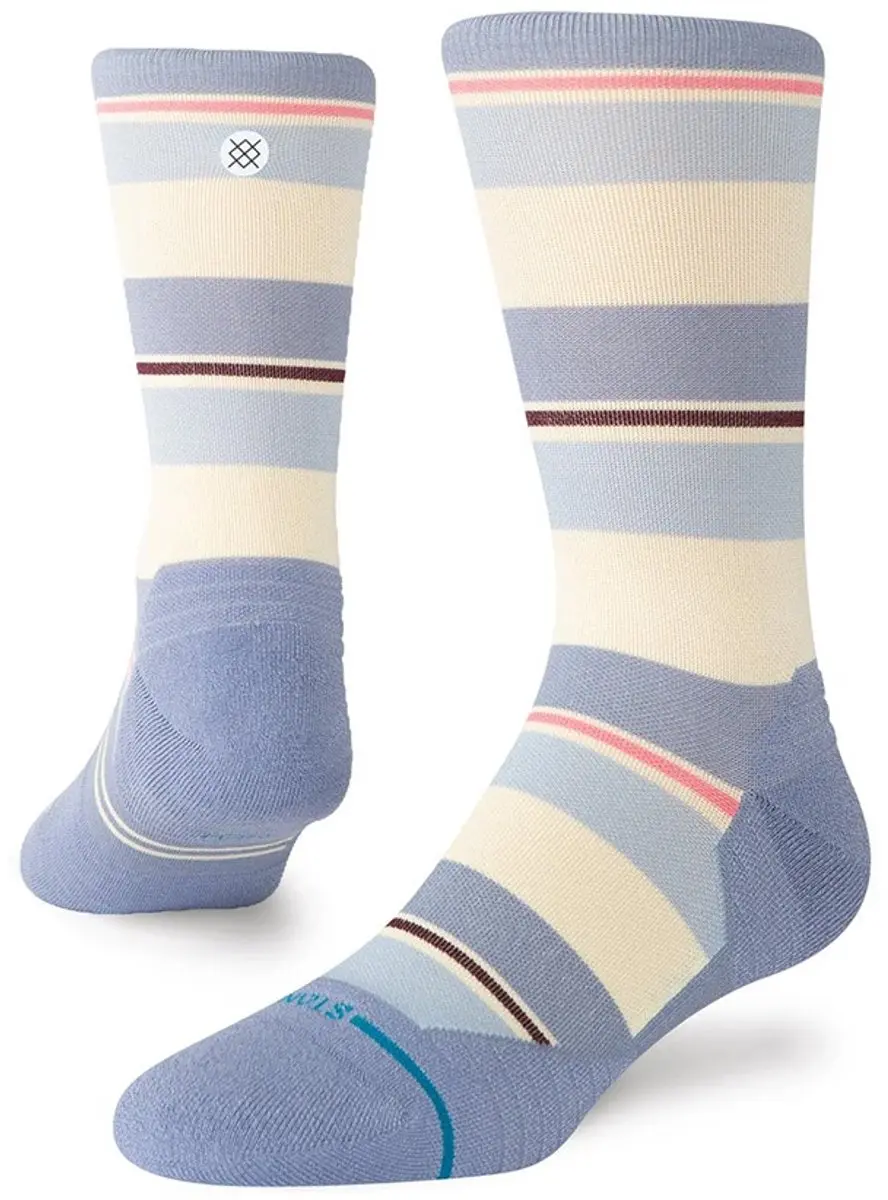 Stance Milo Light Crew Sokken Dames - Blauw/Geel - afbeelding 5 van 6