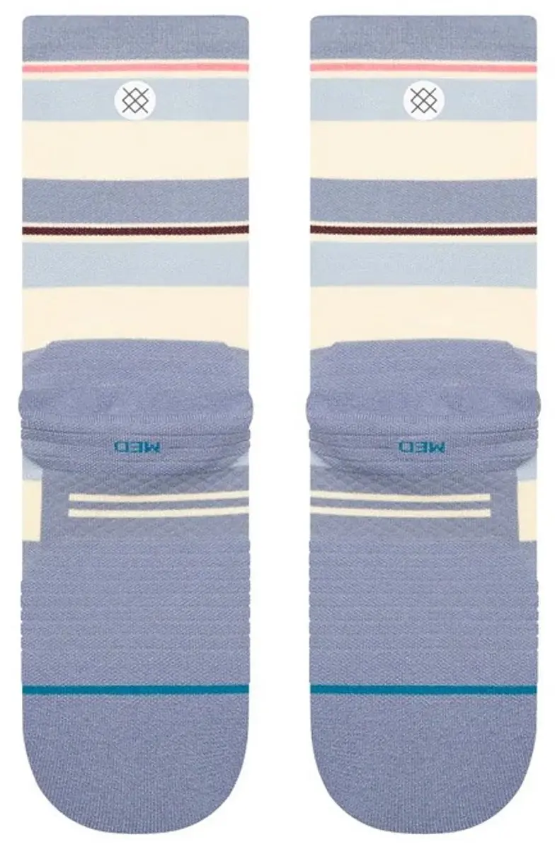 Stance Milo Light Crew Sokken Dames - Blauw/Geel - afbeelding 2 van 6