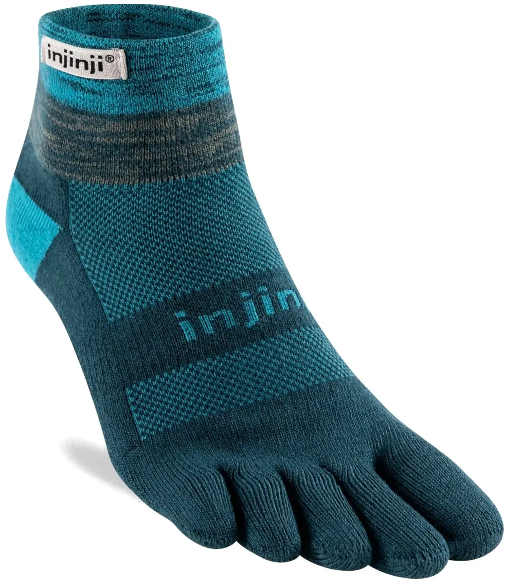 Injinji Trail Midweight Mini Crew Teensokken - Blauw - afbeelding 4 van 5