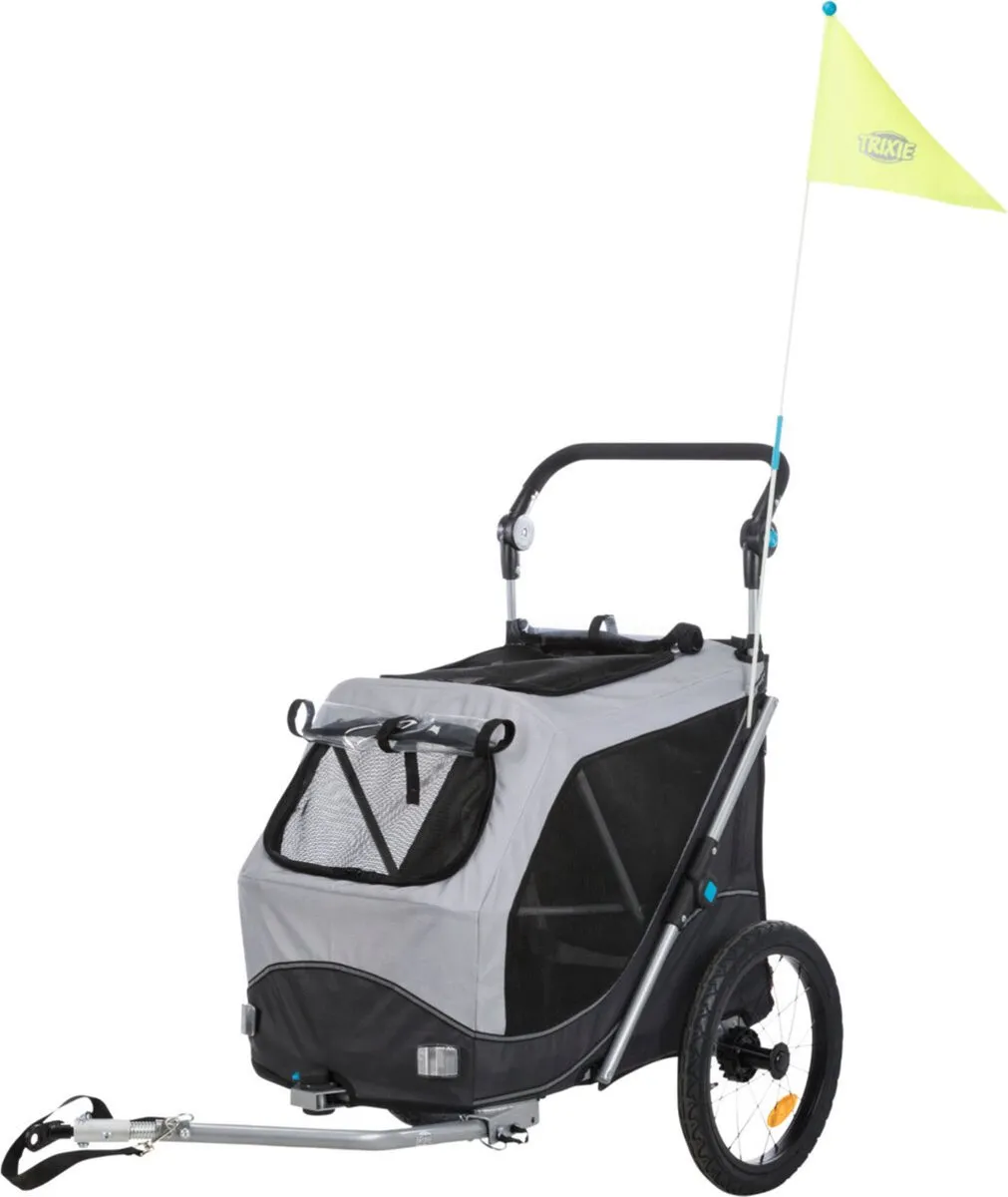 Trixie Hondenfietskar Opvouwbaar - 90x63x95cm - Grijs