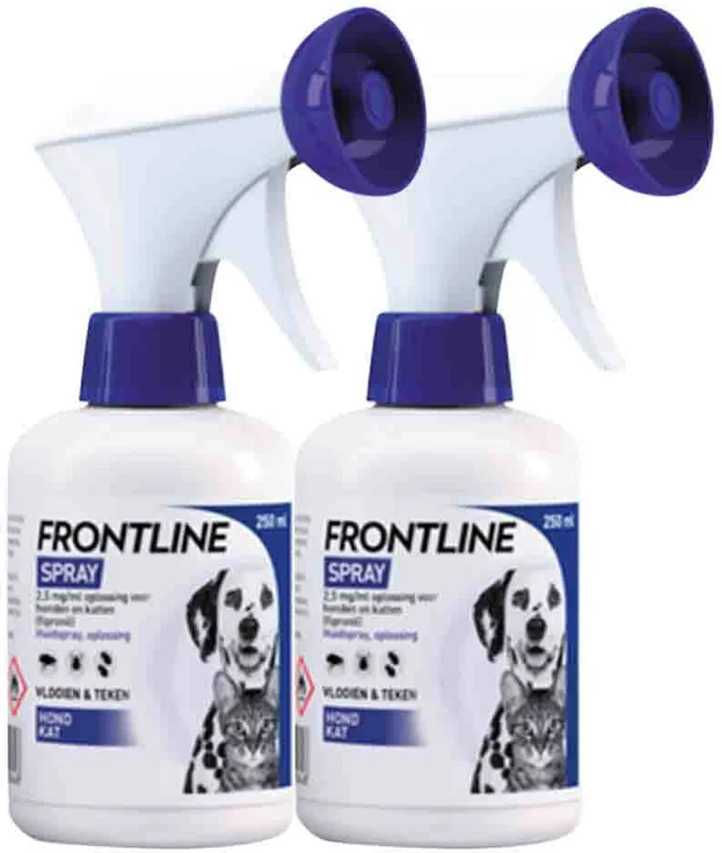 Frontline Anti Vlooien en Teken Spray - 2x250ml