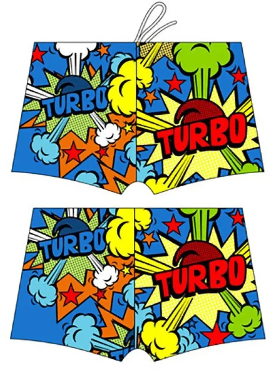 Turbo Pop Zwemboxer Veelkleurig M Man