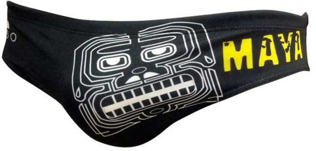 Turbo Mayas Zwemslip Zwart L Man