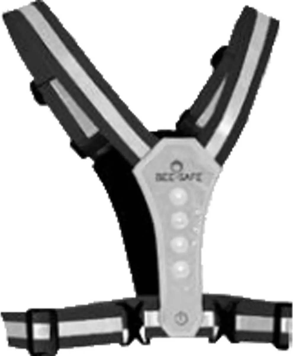 Bee Safe LED Harness USB-C met Phone-Pocket - Silver - afbeelding 2 van 6