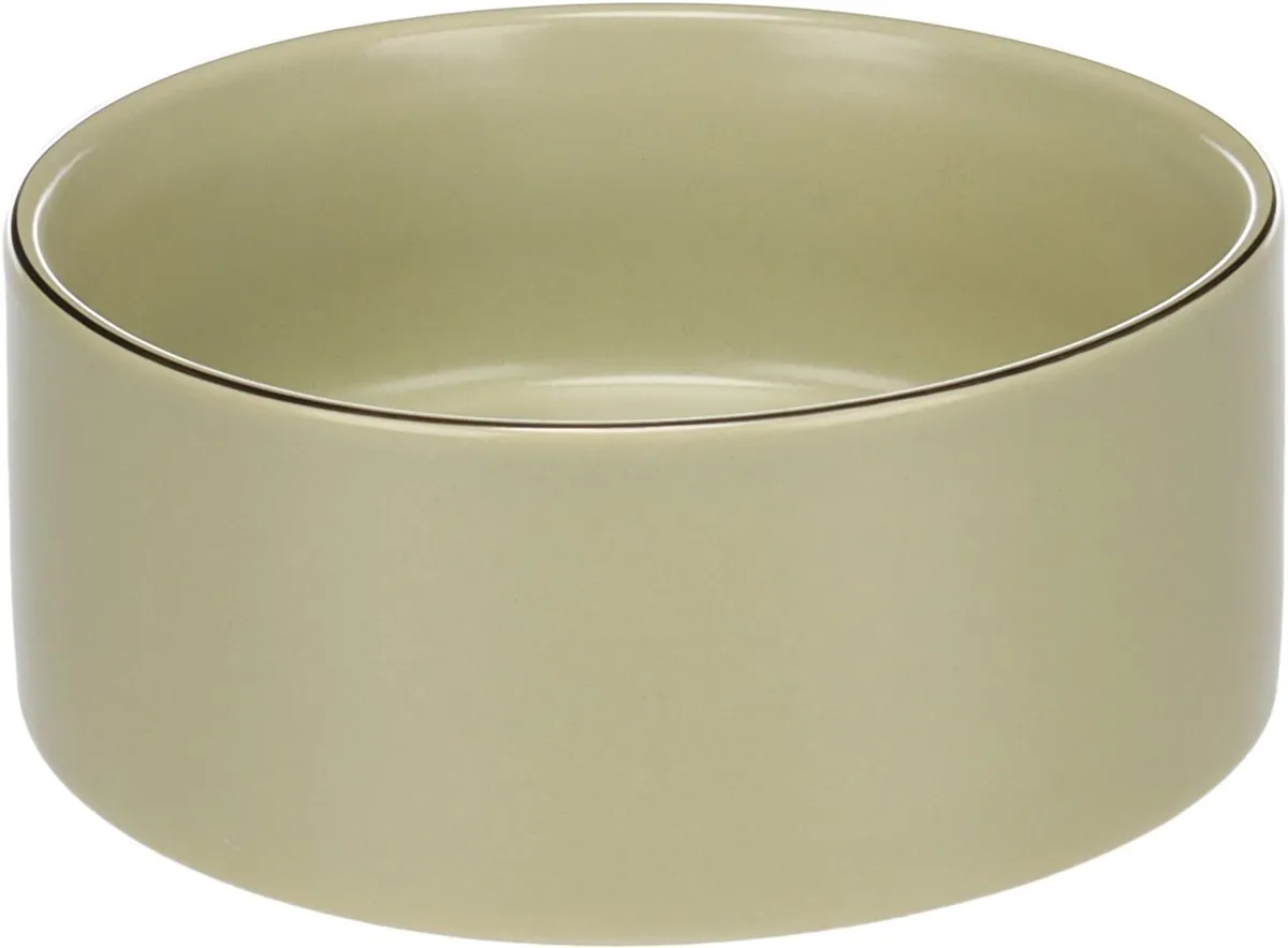 Flamingo Eram Keramische Voer- en Drinkbak M - Ø16cm - 800ml - Lichtgroen