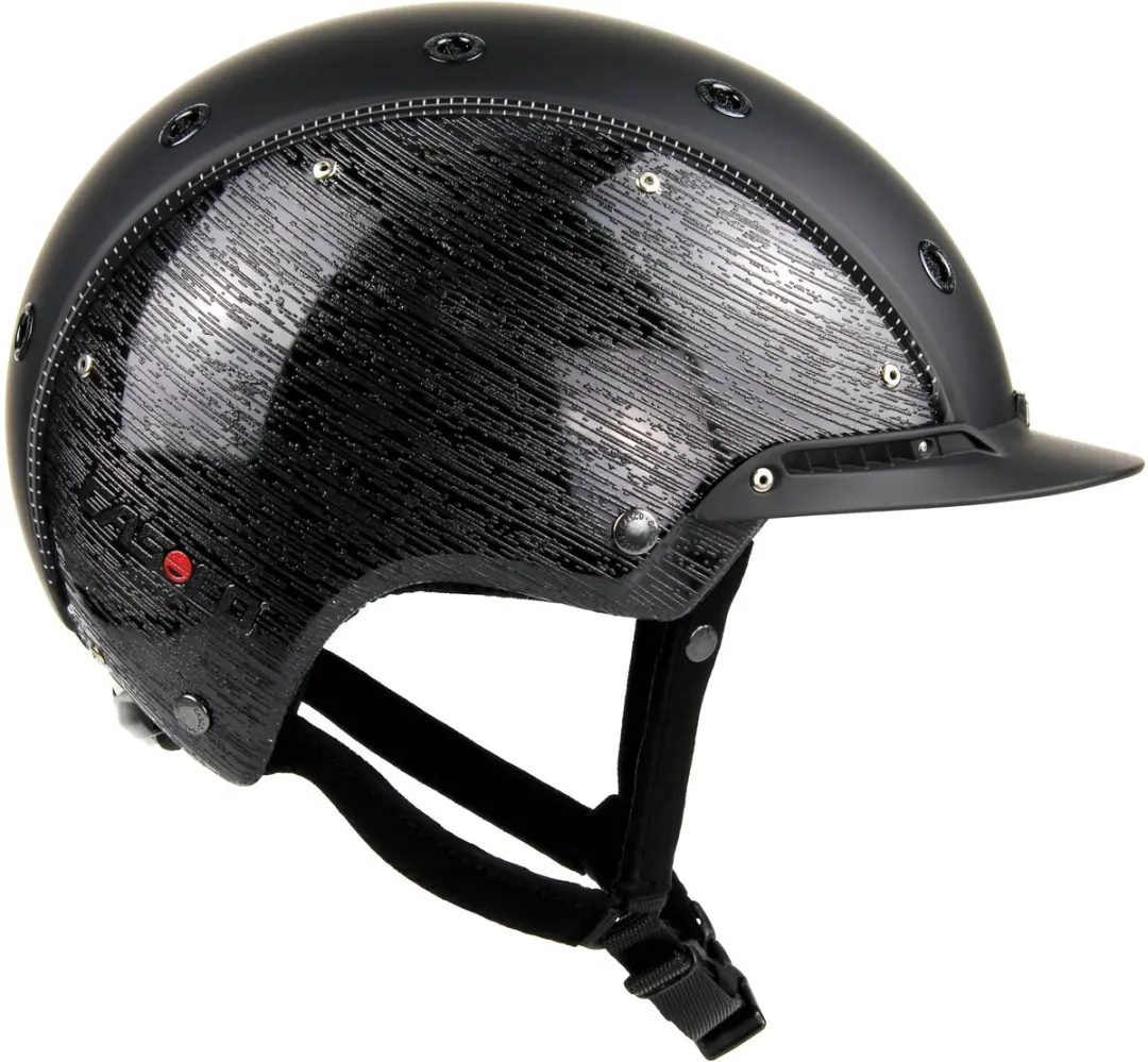 Casco Spirit-6 Dressuurcap-Zwart met print-L