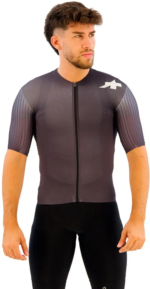 Assos Equipe Rs S11 Korte Mouw Wielertrui Grijs S Man